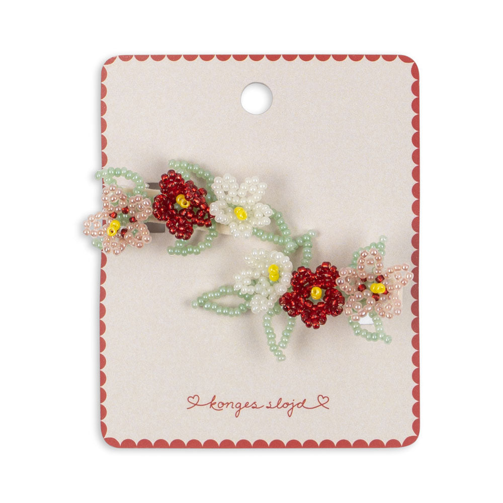 Konges Slojd – Flower Field Hair Clips (2 Pack) - Mabel & Fox