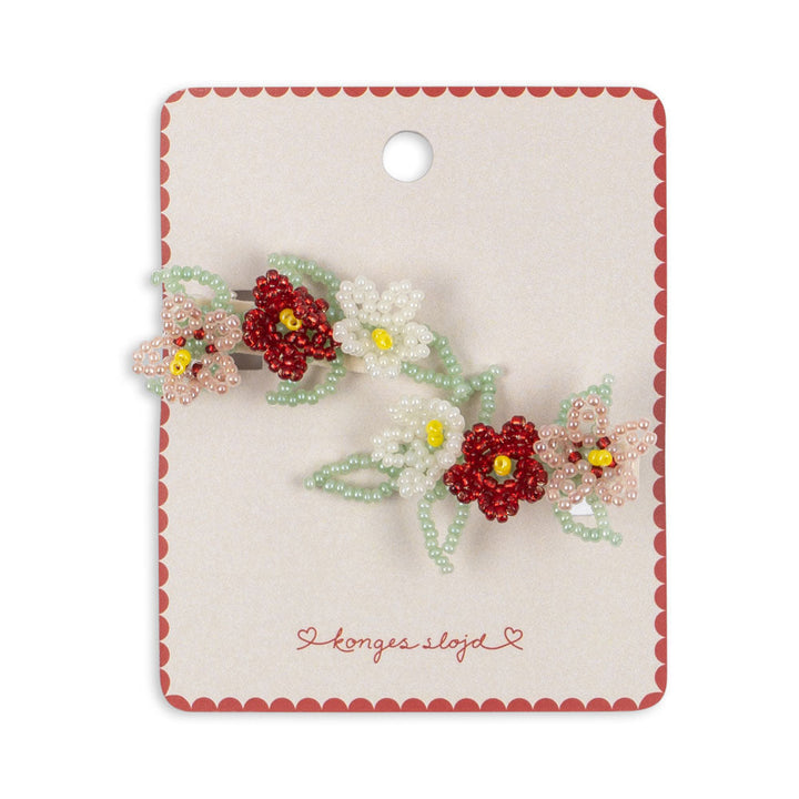 Konges Slojd – Flower Field Hair Clips (2 Pack) - Mabel & Fox