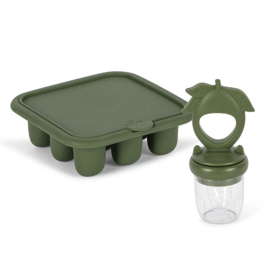 Konges Slojd - Fruit Feeding Set - Olivine - Mabel & Fox