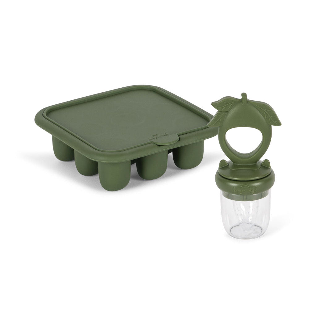 Konges Slojd – Fruit Feeding Set – Olivine - Mabel & Fox
