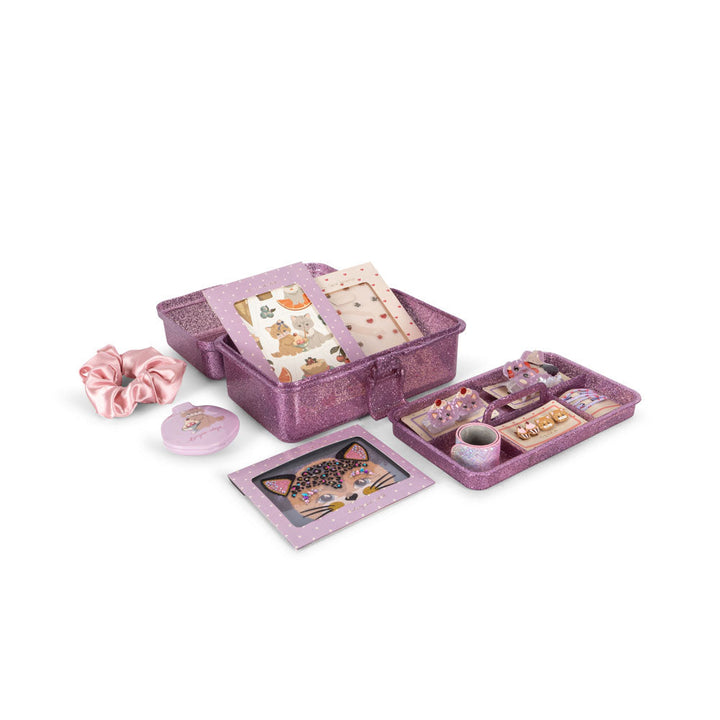 Konges Slojd - Glam Me Up Suitcase - Amour Pink - Mabel & Fox