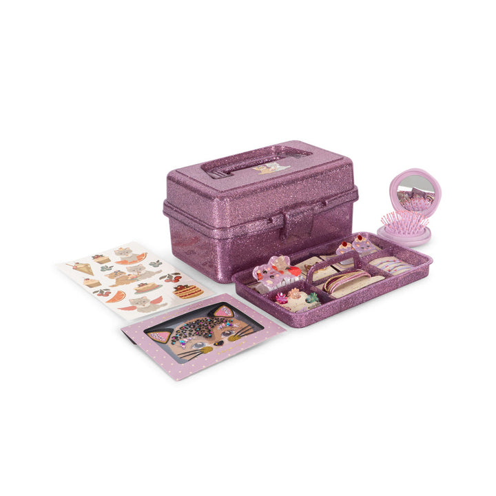 Konges Slojd - Glam Me Up Suitcase - Amour Pink - Mabel & Fox