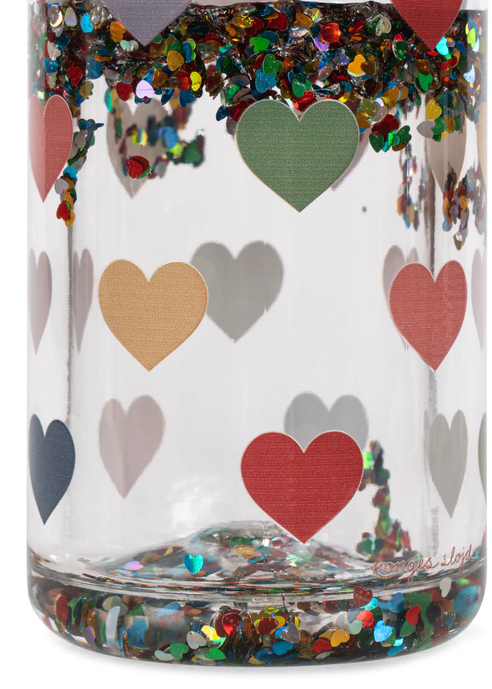 Konges Slojd – Glitter Bottle - Hearts - Mabel & Fox