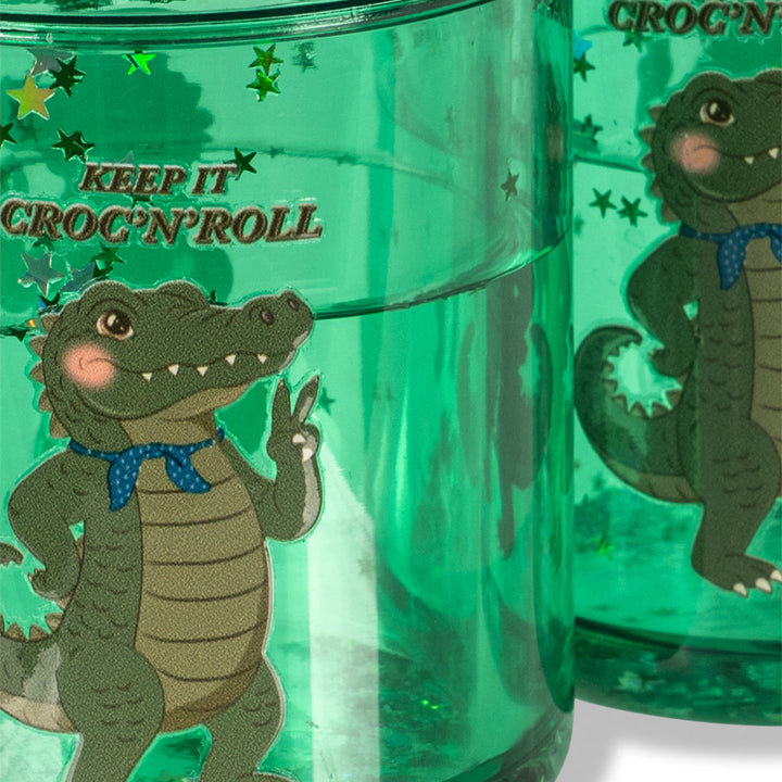 Konges Slojd - Glitter Cups - Crocodile (2 Pack) - Mabel & Fox