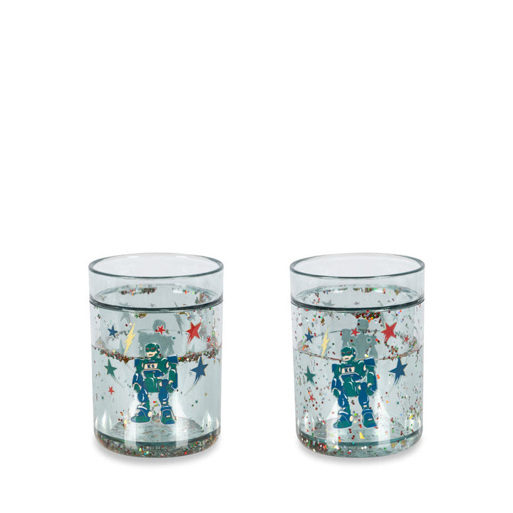 Konges Slojd - Glitter Cups - Hero Robot (2 Pack) - Mabel & Fox