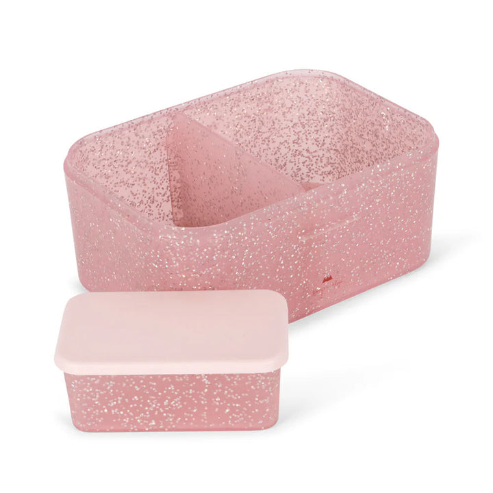 Konges Slojd - Glitter Lunch Box - Cherry Glitter - Mabel & Fox