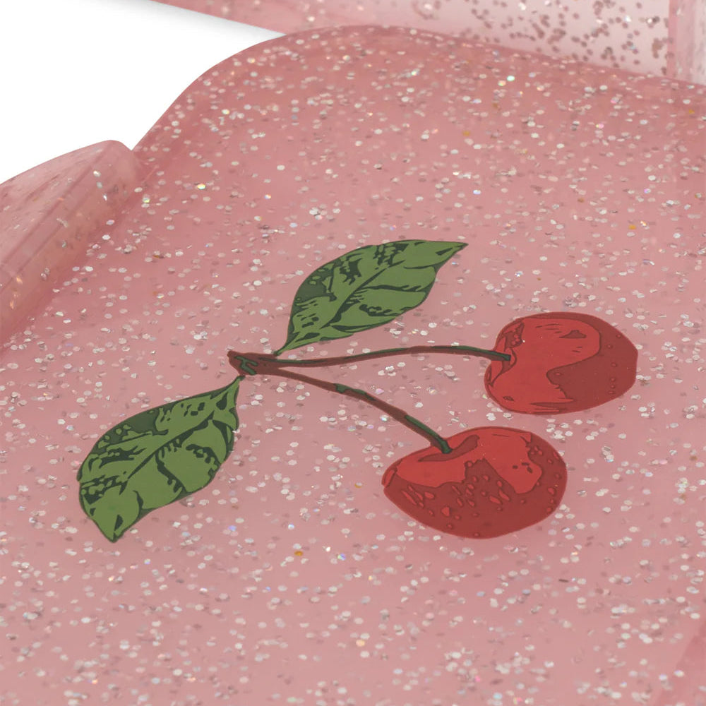 Konges Slojd - Glitter Lunch Box - Cherry Glitter - Mabel & Fox