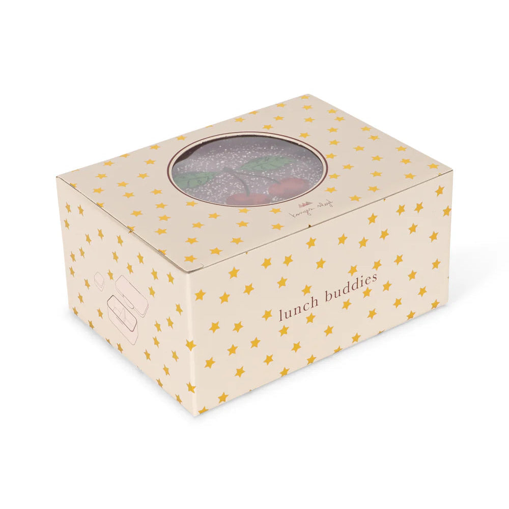 Konges Slojd - Glitter Lunch Box - Cherry Glitter - Mabel & Fox