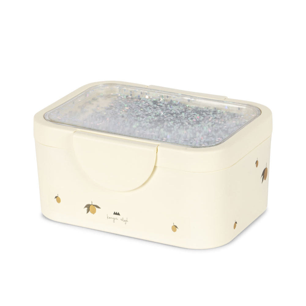 Konges Slojd - Glitter Lunch Box - Lemon - Mabel & Fox