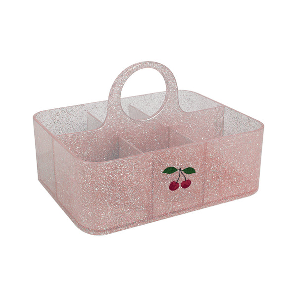 Konges Slojd – Glitter Storage Organizer – Sparkling Blush - Mabel & Fox
