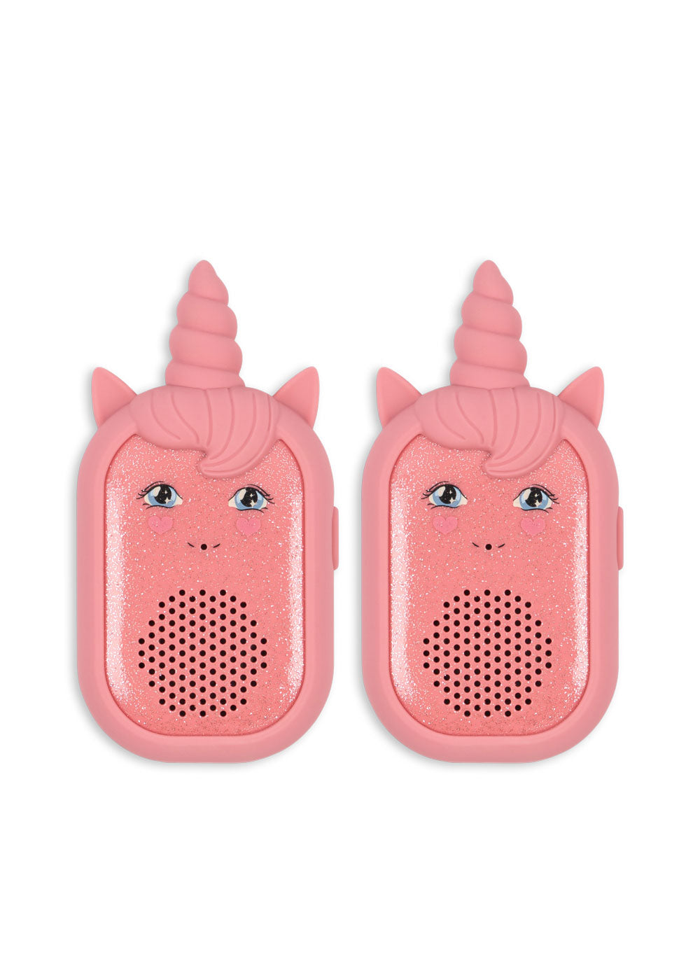 Konges Slojd - Glitter Unicorn Walk Talkie - Sparkling Pink - Mabel & Fox