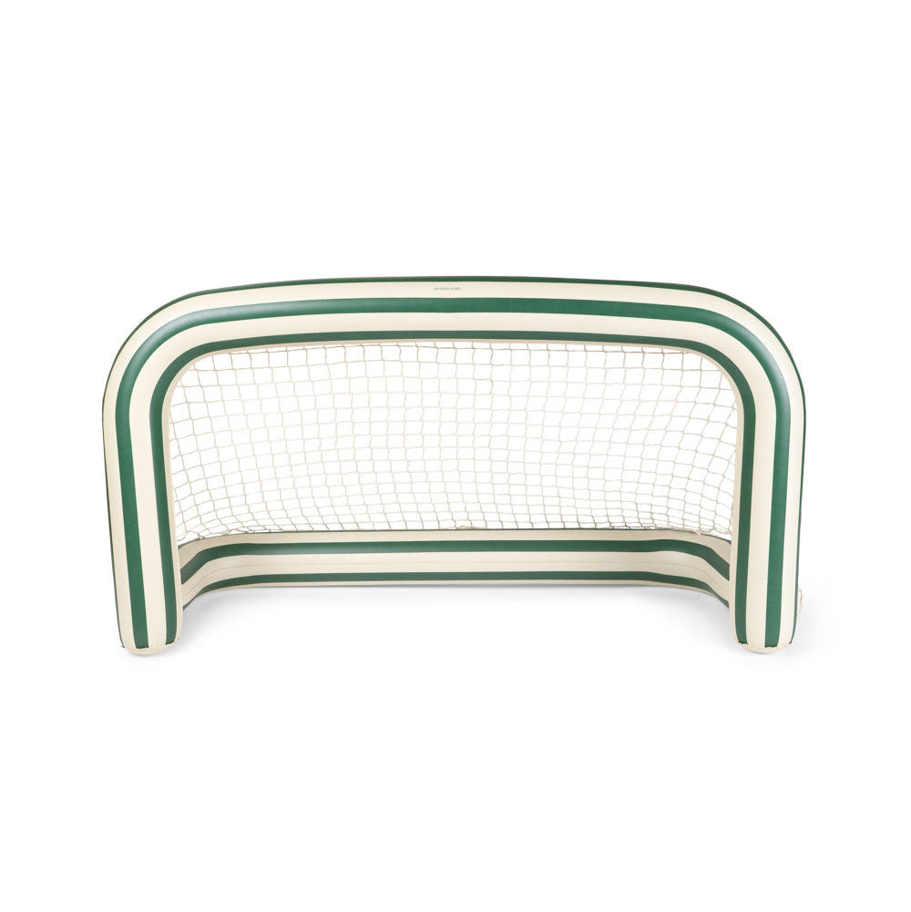 Konges Slojd – Inflatable Goal with Ball – Green Stripe - Mabel & Fox