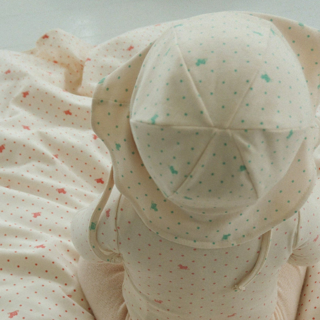 Konges Slojd - Jersey Sunhat - Lago Verde - Mabel & Fox