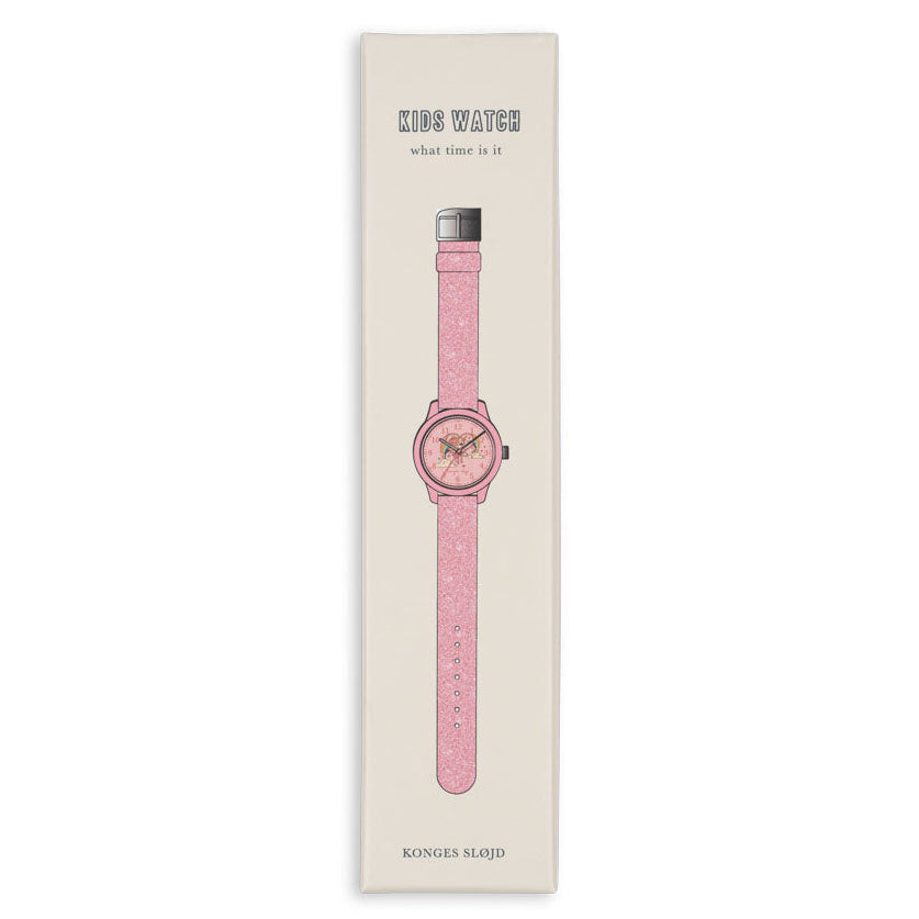 Konges Slojd - Kids Glitter Watch - Horn Stars - Mabel & Fox