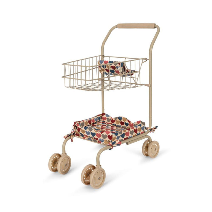 Konges Slojd - Kids Shopping Cart - Coeur Bisous - Mabel & Fox