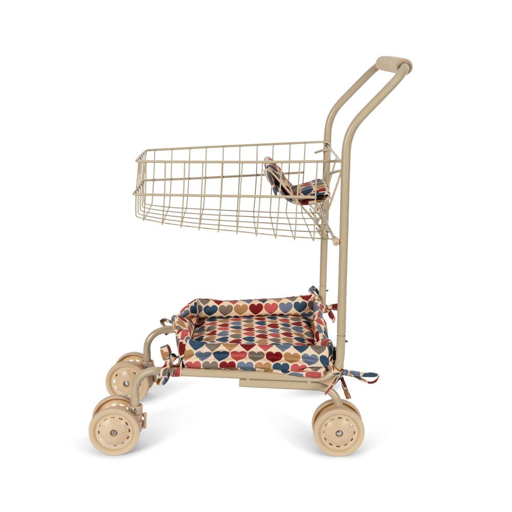 Konges Slojd - Kids Shopping Cart - Coeur Bisous - Mabel & Fox