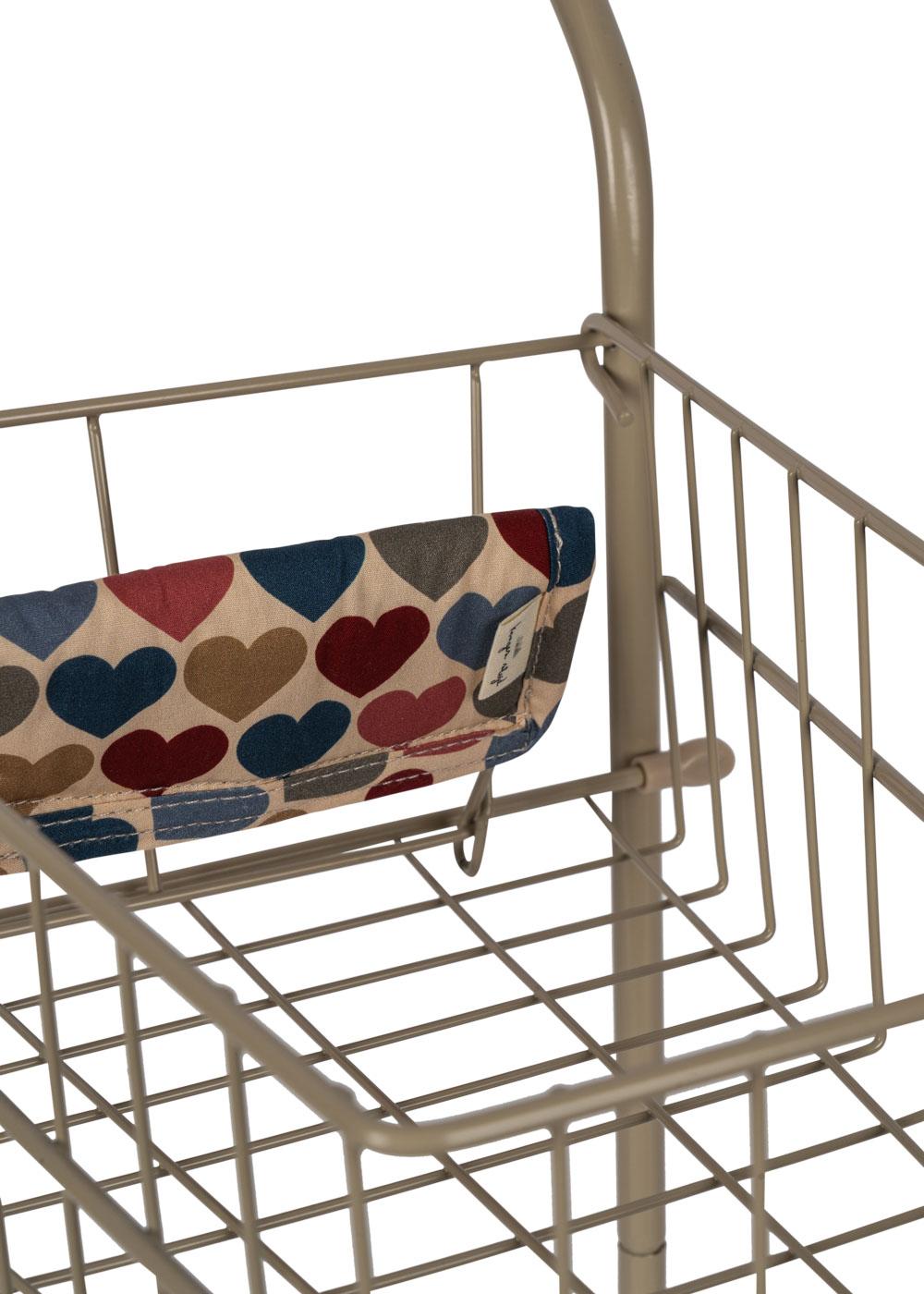 Konges Slojd - Kids Shopping Cart - Coeur Bisous - Mabel & Fox