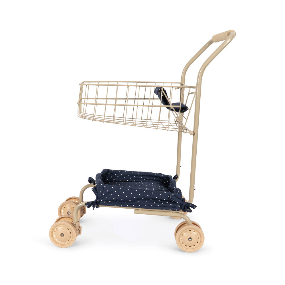 Konges Slojd - Kids Shopping Cart - Ditzy Dot - Mabel & Fox