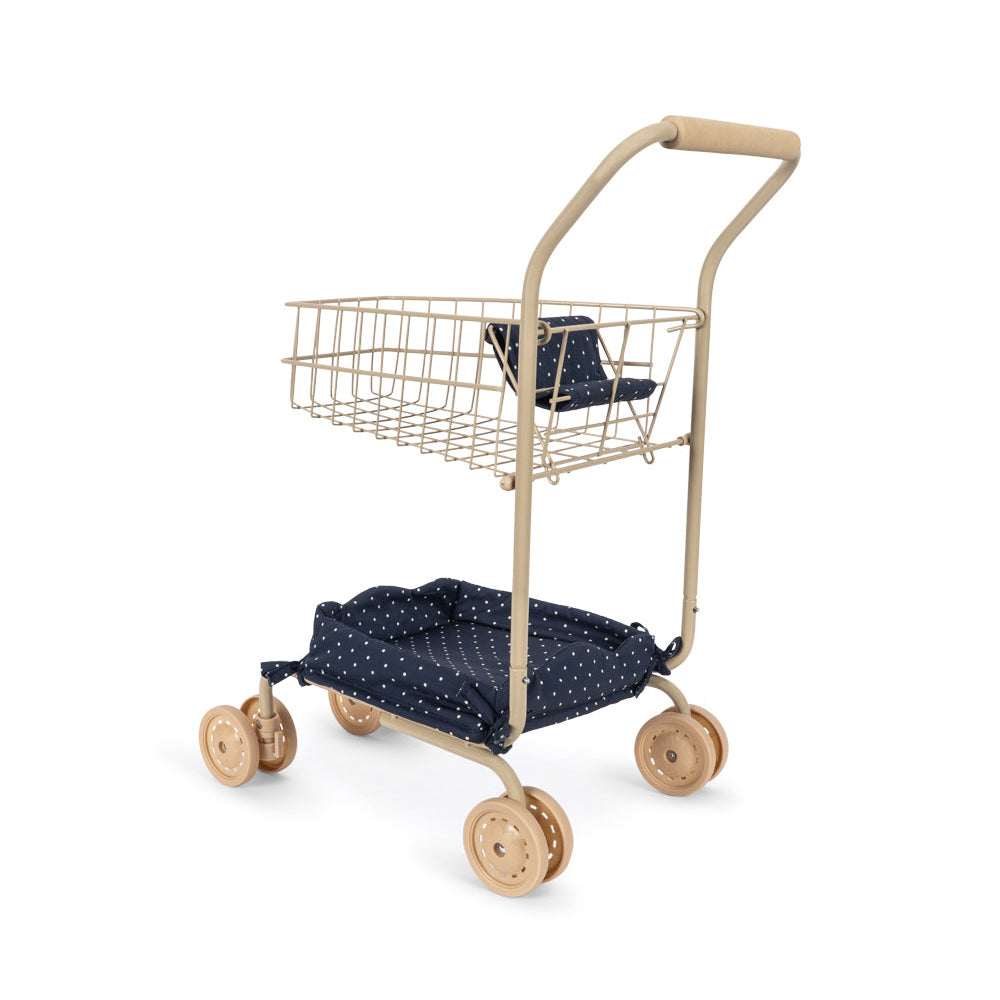 Konges Slojd - Kids Shopping Cart - Ditzy Dot - Mabel & Fox