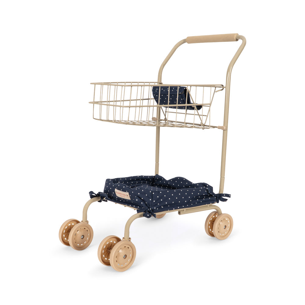 Konges Slojd - Kids Shopping Cart - Ditzy Dot - Mabel & Fox