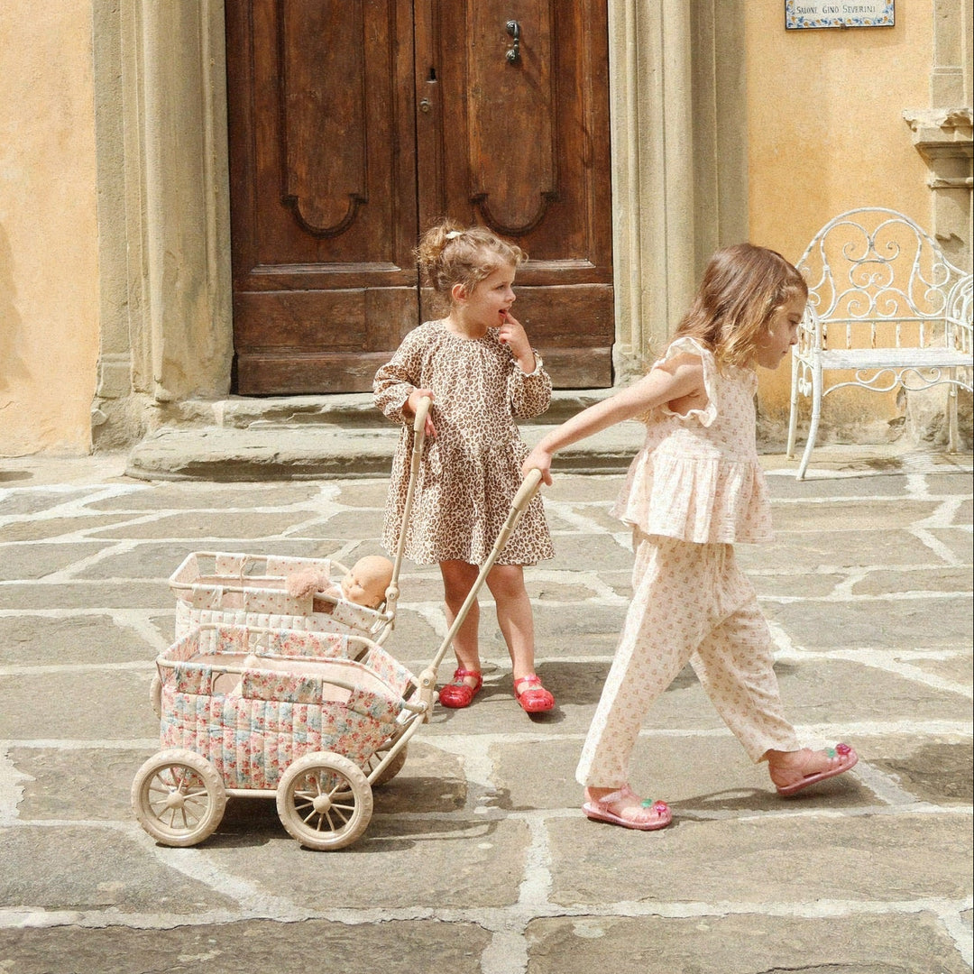 Konges Slojd – Kids Stroller Wagon – Lemon - Mabel & Fox