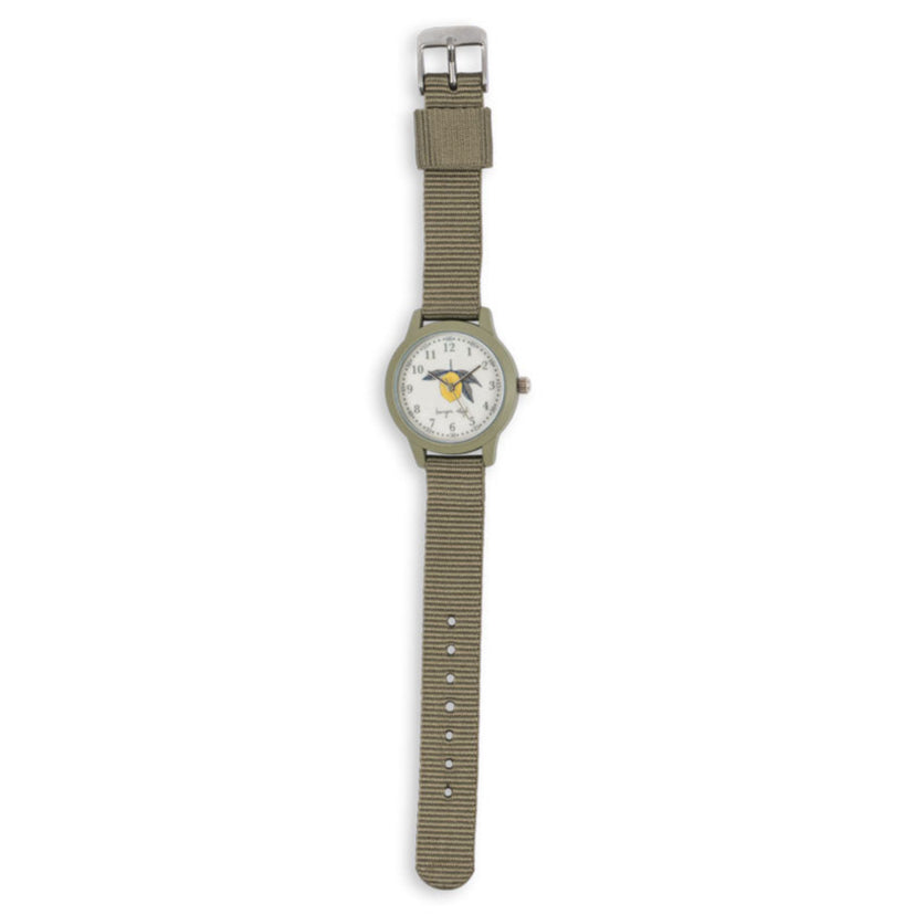 Konges Slojd - Kids Wrist Watch - Lemon - Mabel & Fox