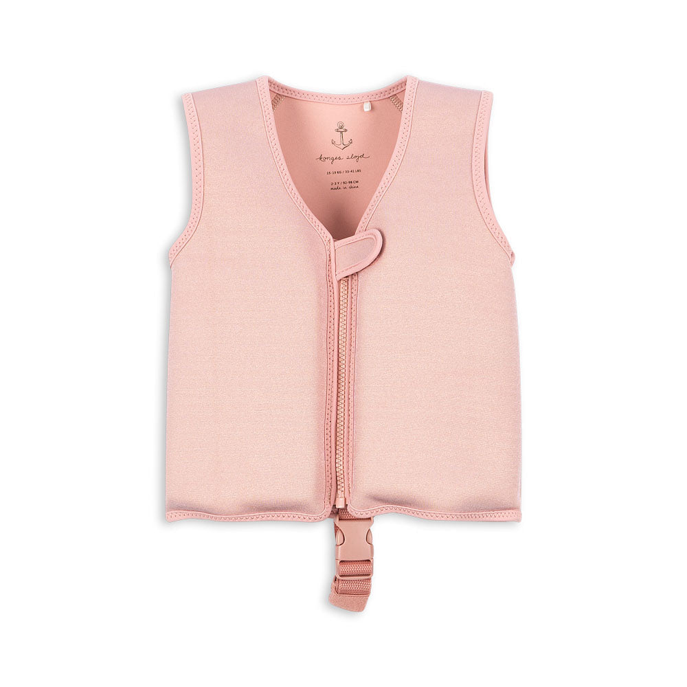 Konges Slojd – Kitty Swim Vest – Powder Pink - Mabel & Fox