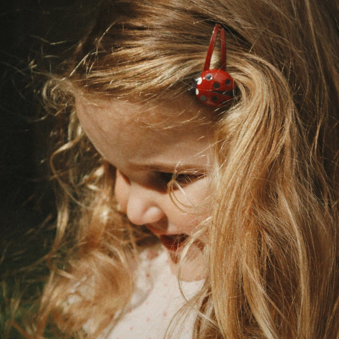 Konges Slojd - Ladybug Hair Clips (4 Pack) - Mabel & Fox