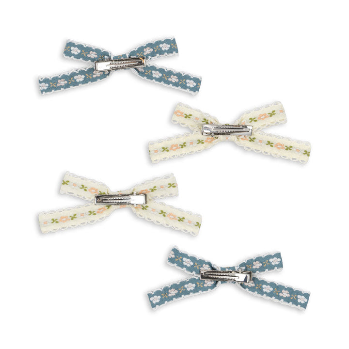 Konges Slojd – Leonora Bow Hair Clip (4 Pack) - Mabel & Fox