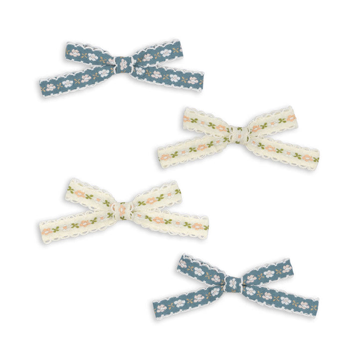 Konges Slojd – Leonora Bow Hair Clip (4 Pack) - Mabel & Fox