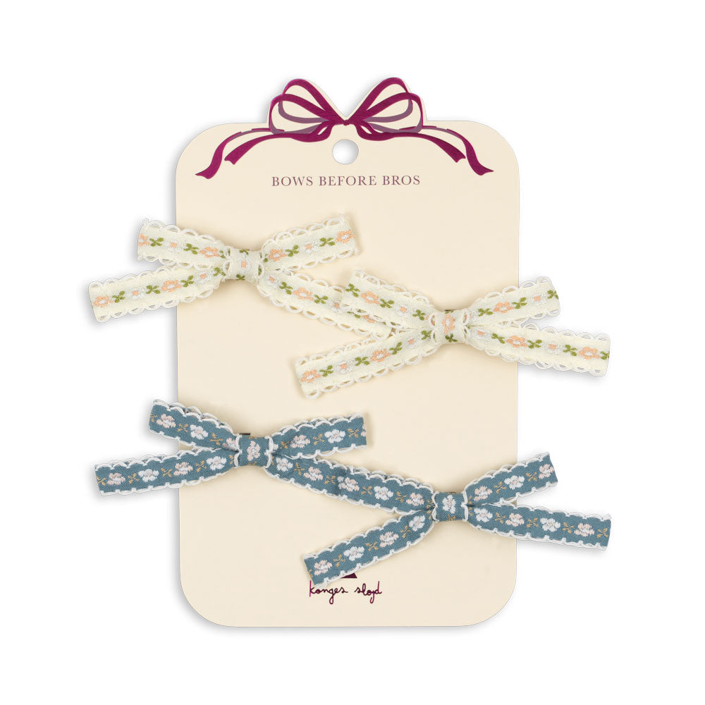 Konges Slojd – Leonora Bow Hair Clip (4 Pack) - Mabel & Fox