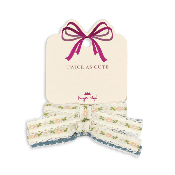 Konges Slojd – Leonora Bow Hair Elastic (4 Pack) - Mabel & Fox