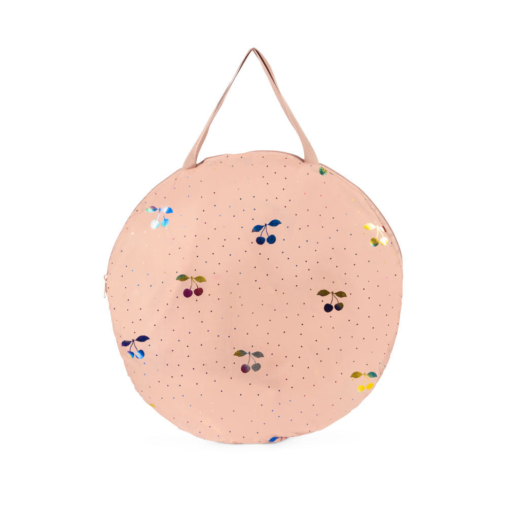 Konges Slojd – Mini Beach Tent Pop Up UV 50+ Lace – Fairy Cherry - Mabel & Fox