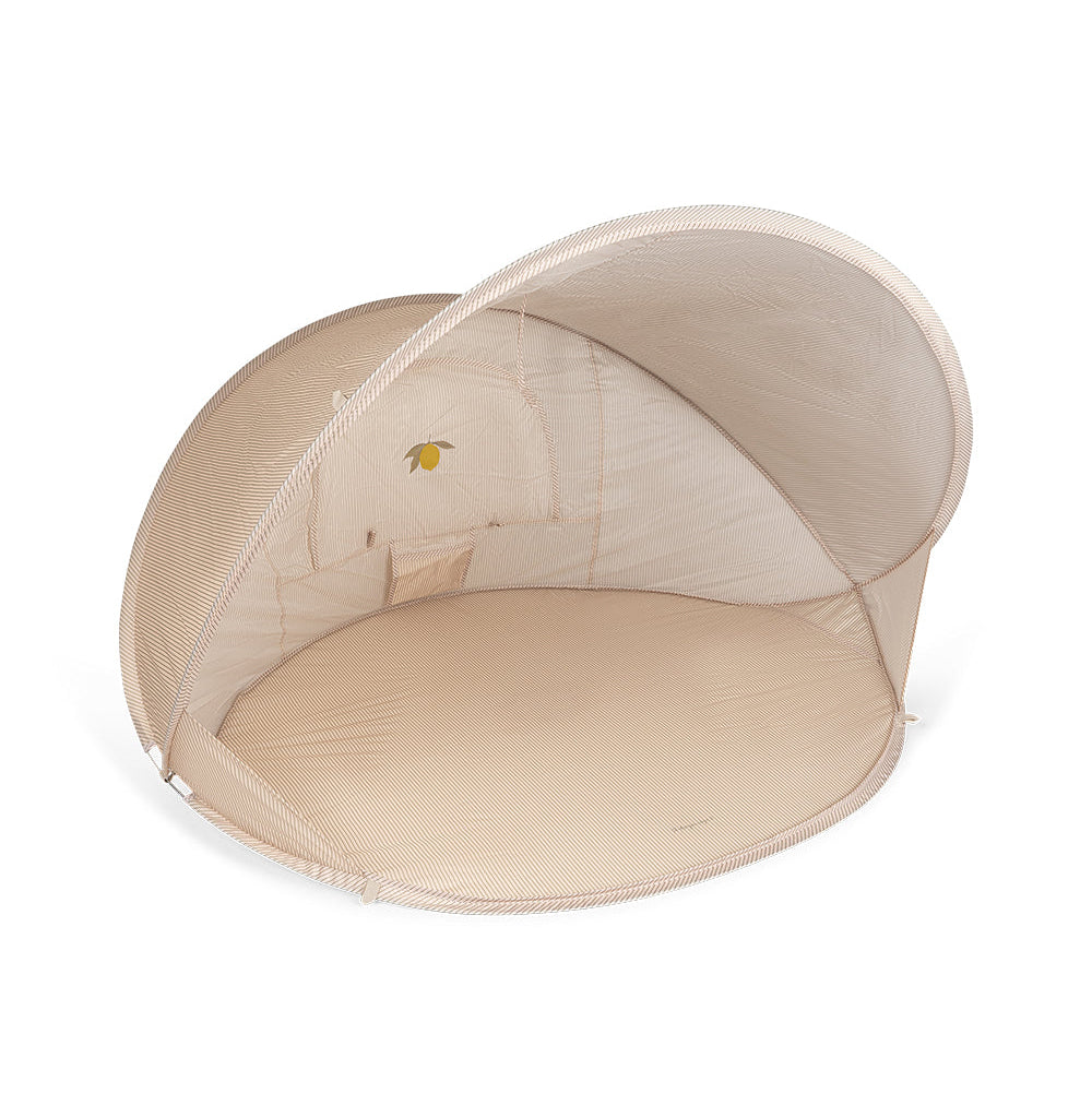 Konges Slojd – Mini Beach Tent Pop Up UV 50+ – Tea Stripe - Mabel & Fox