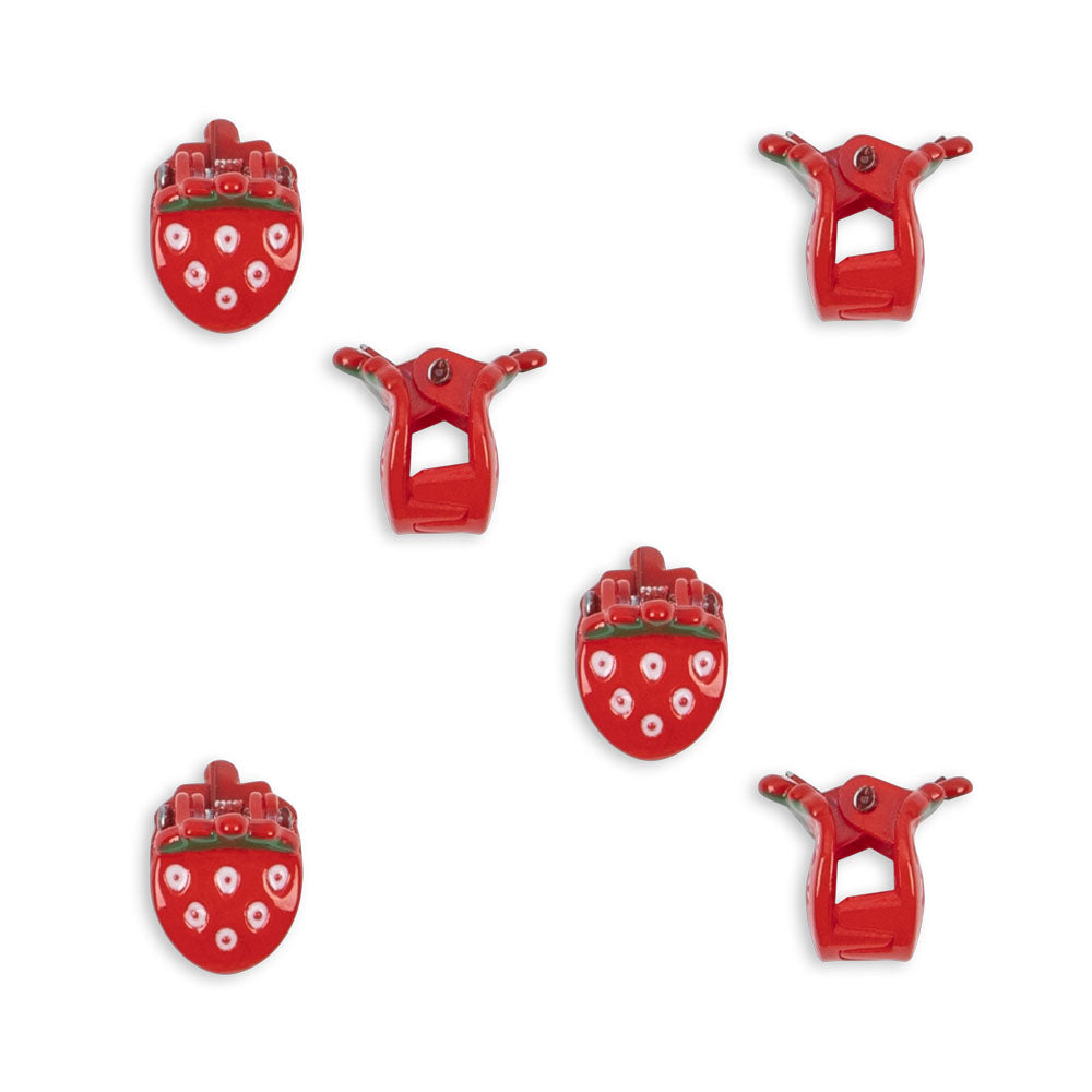Konges Slojd – Mini Fraise Hair Claws (6 Pack) - Mabel & Fox