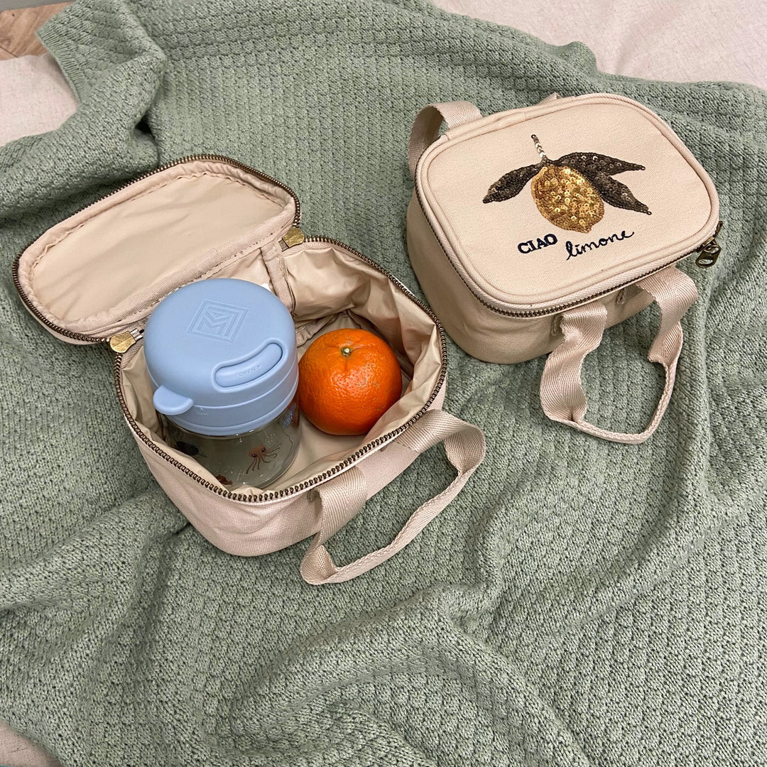 Konges Slojd - Mini Thermo Lunch Bag - Lemon - Mabel & Fox