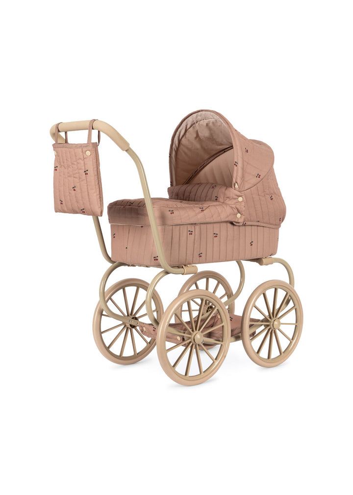 Konges Slojd - Minnie Doll Pram - Cherry Blush - Mabel & Fox
