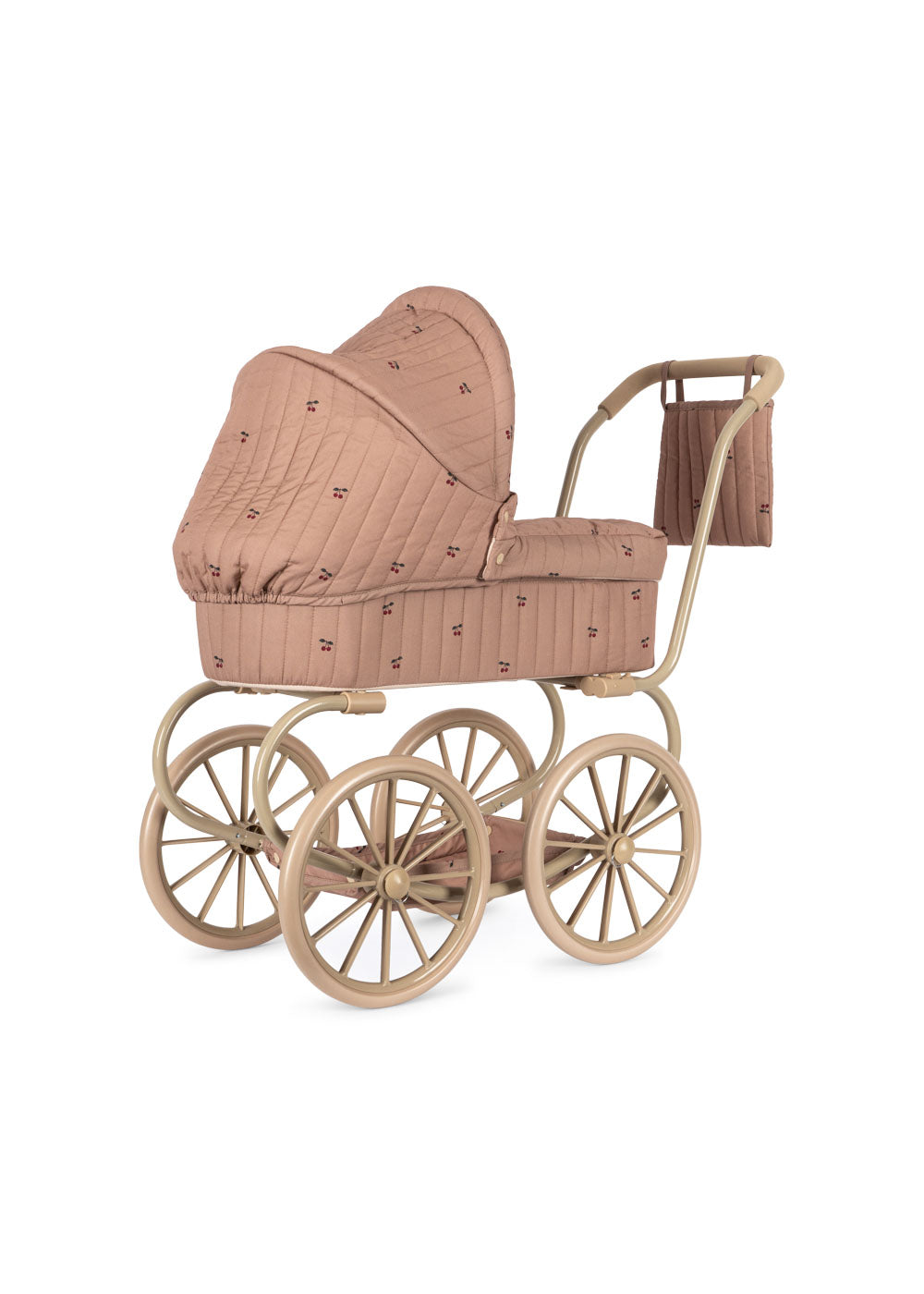 Konges Slojd - Minnie Doll Pram - Cherry Blush - Mabel & Fox