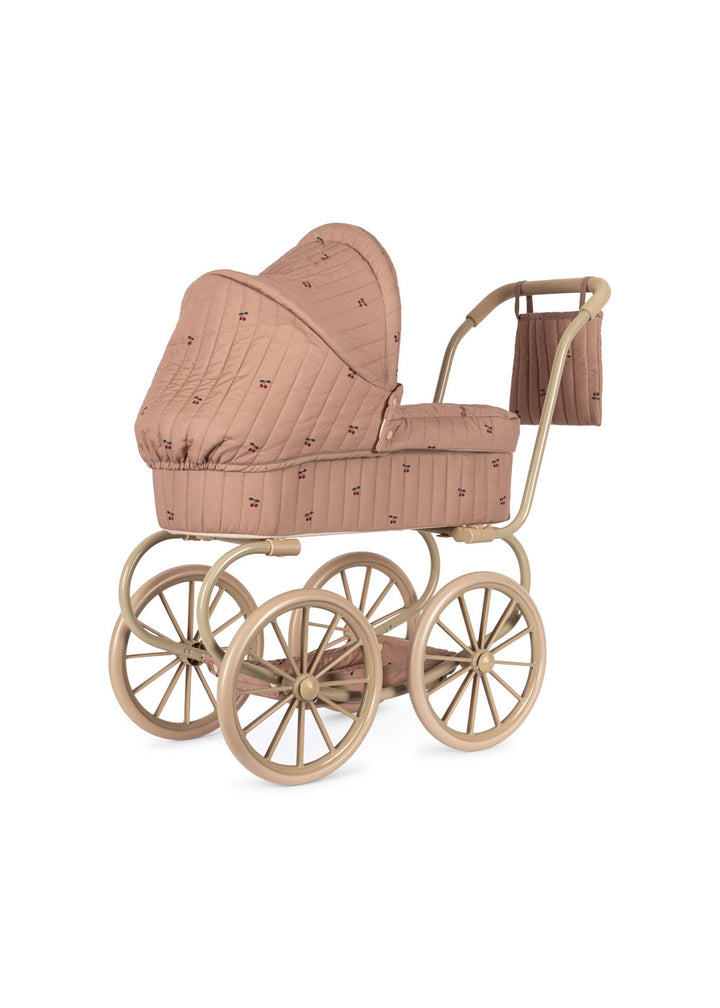 Konges Slojd - Minnie Doll Pram - Cherry Blush - Mabel & Fox