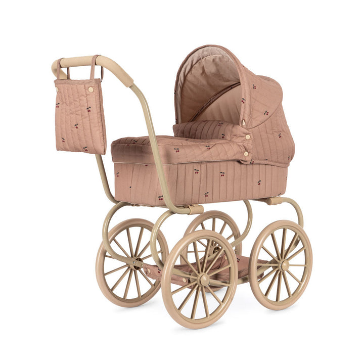 Konges Slojd - Minnie Doll Pram - Cherry Blush - Mabel & Fox
