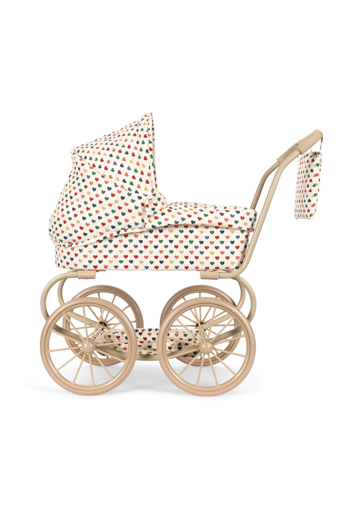 Konges Slojd - Minnie Doll Pram - Coeur Coloré - Mabel & Fox