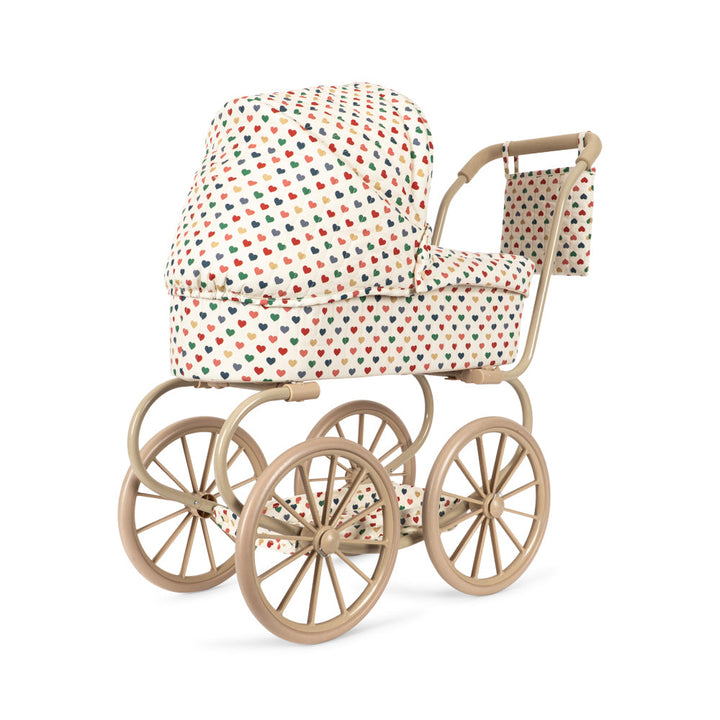 Konges Slojd - Minnie Doll Pram - Coeur Coloré - Mabel & Fox