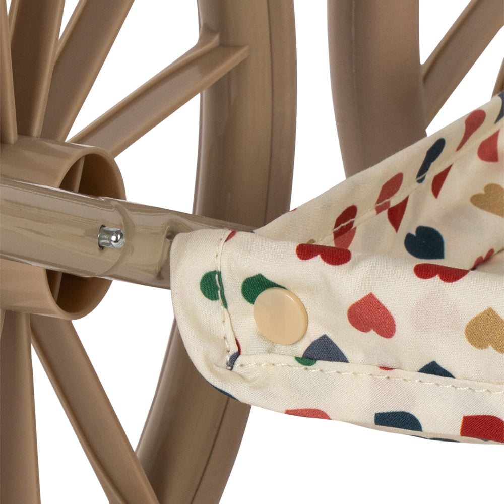 Konges Slojd - Minnie Doll Pram - Coeur Coloré - Mabel & Fox