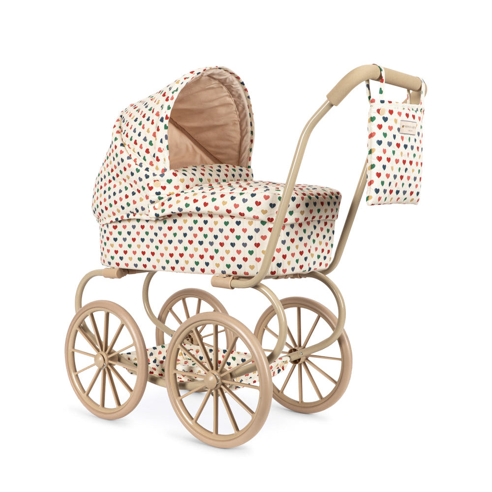 Konges Slojd - Minnie Doll Pram - Coeur Coloré - Mabel & Fox