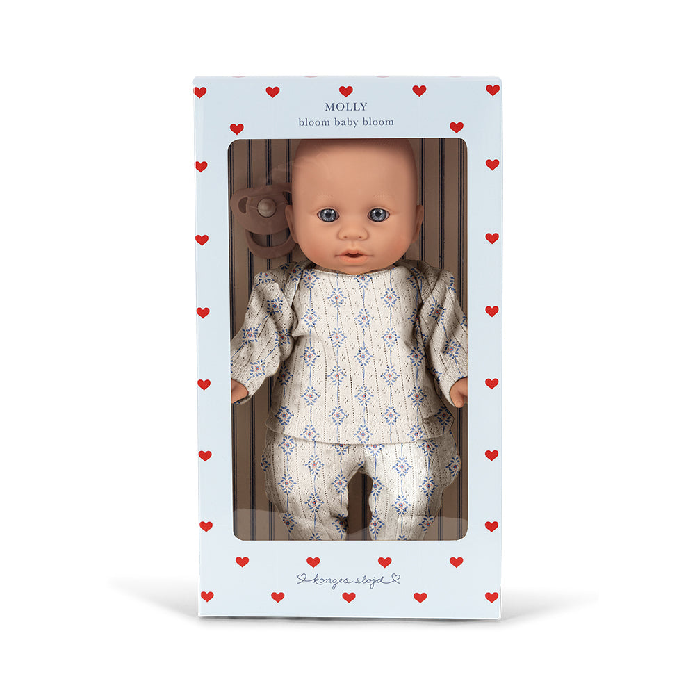 Konges Slojd - Molly Baby Doll - Muro Blu - Mabel & Fox