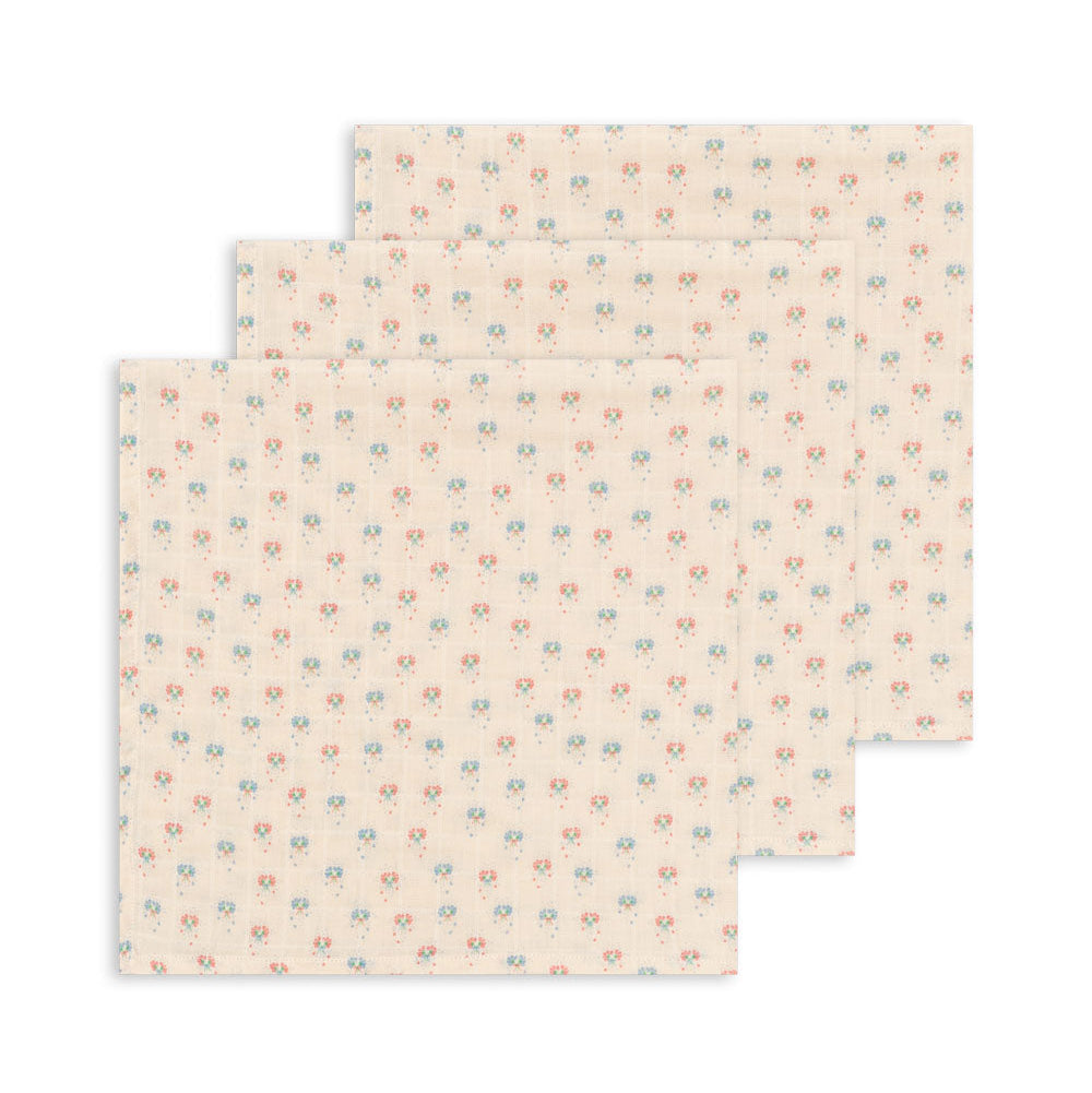 Konges Slojd - Muslin Cloth -  Pipa Petite (3 Pack) - Mabel & Fox