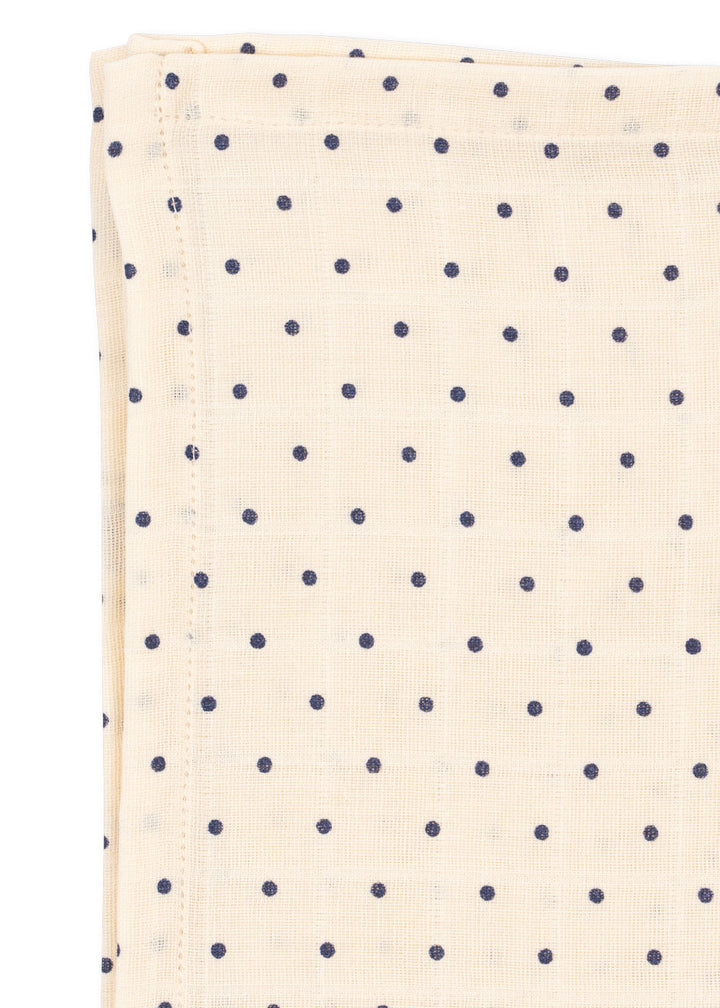 Konges Slojd - Muslin Cloths - GOTS - Estate Dot (3 Pack) - Mabel & Fox