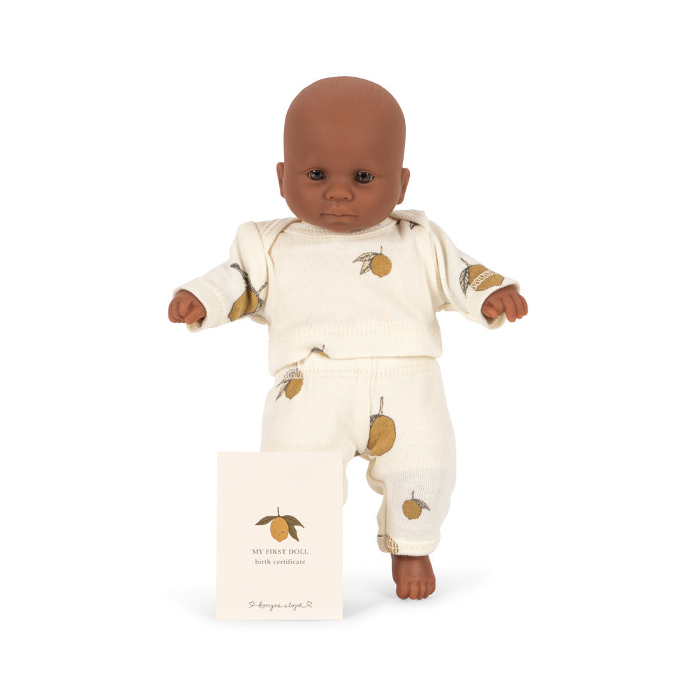 Konges Slojd – My First Mini Doll – Lemon - Mabel & Fox