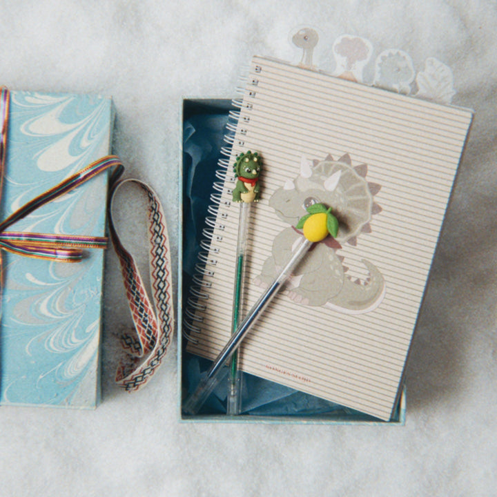 Konges Slojd - My Stationary Box - Dino Moss - Mabel & Fox