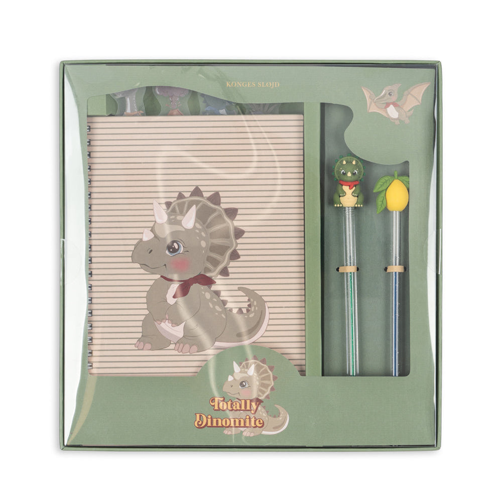 Konges Slojd - My Stationary Box - Dino Moss - Mabel & Fox